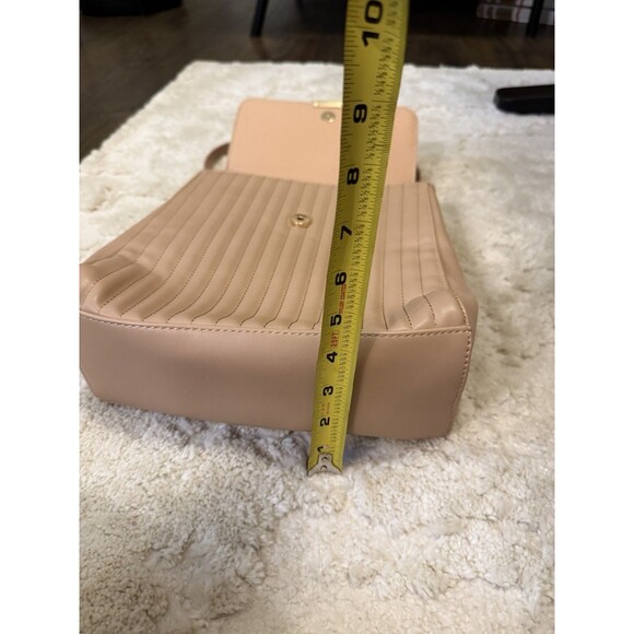 A New Day Quilted Women's Backpack Nude Blush Color Handbag Purse Satchel - Picture 5 of 7